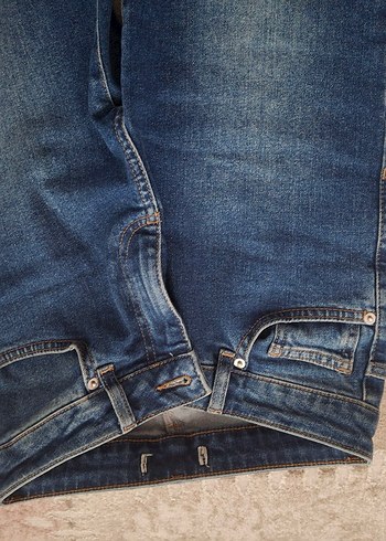 Kadın Mavi Normal Paça Kot Pantolon - Görsel 3