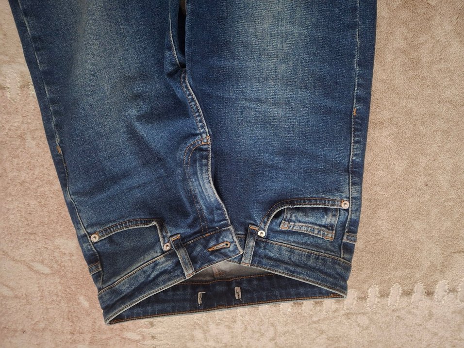 Kadın Mavi Normal Paça Kot Pantolon - Görsel 3