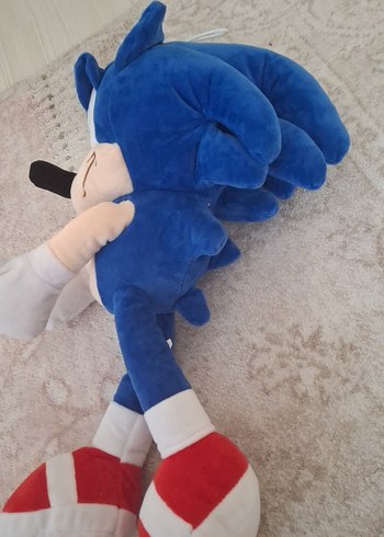 Kirpi Sonic Mavi Peluş Oyuncak Kirpi - Görsel 3