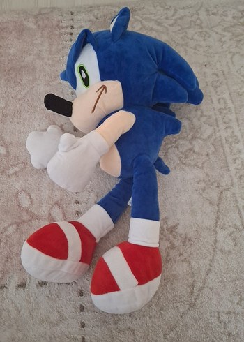 Kirpi Sonic Mavi Peluş Oyuncak Kirpi - Görsel 2