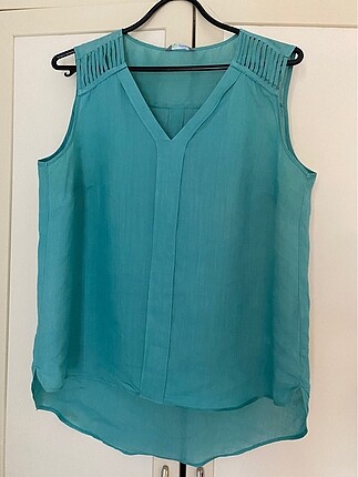 Marks&spencer kolsuz keten bluz