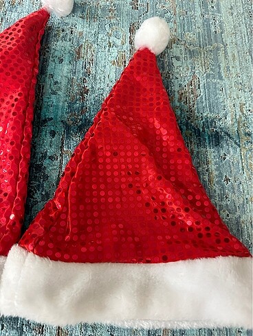 İki adet noel baba beresi - Görsel 3