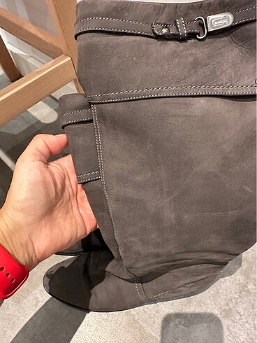 İtalyan süet çizme - Görsel 2