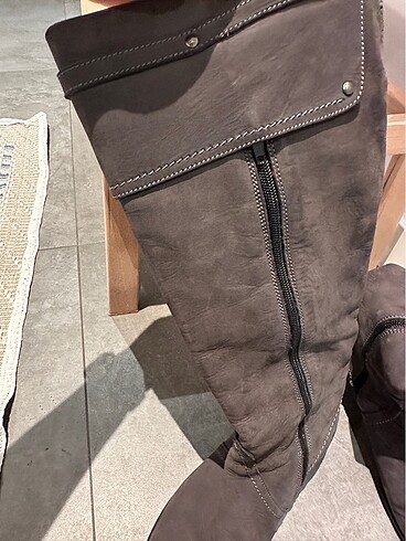 İtalyan süet çizme - Görsel 5