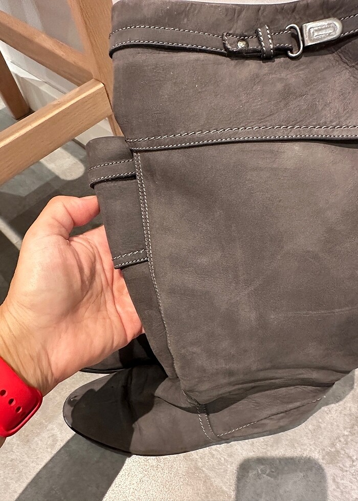 İtalyan süet çizme - Görsel 2