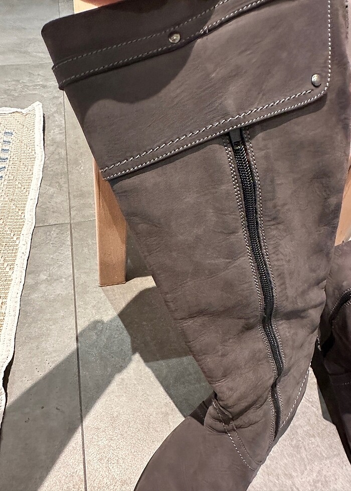 İtalyan süet çizme - Görsel 5