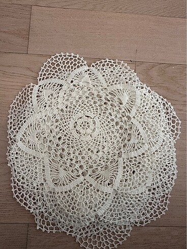 6 adet el emeği sehpa örtüsü - Görsel 2