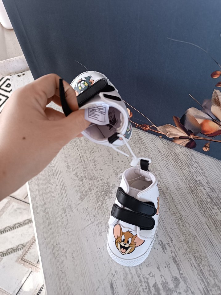 Erkek Bebek İlk Adım Ayakkabısı Tom ve Jerry - Görsel 4