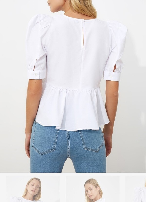 Trendyol beyaz gömlek  - Görsel 2