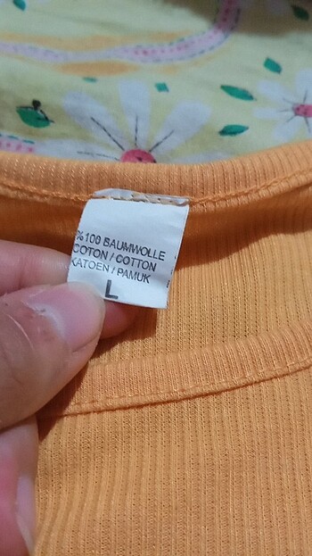 l Beden Sarı renk crop