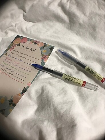 muji muadili 0.5 mm jel kalem