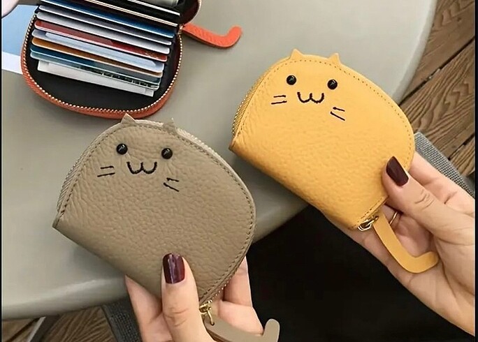 Kedi figürlü kartlık - Görsel 3