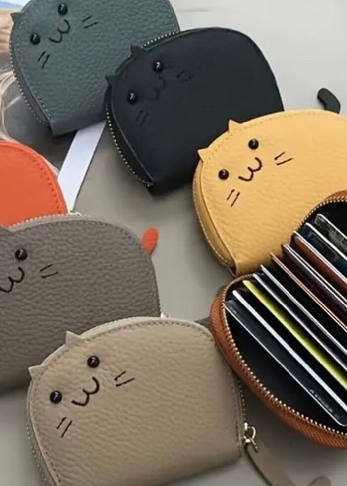 Kedi figürlü kartlık - Görsel 2