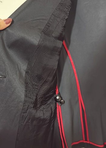 Siyah Düğmeli Kadın Ceket - Görsel 5