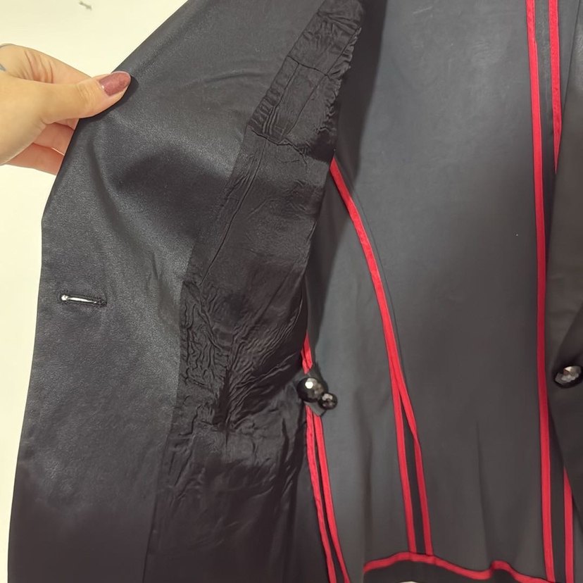 Siyah Düğmeli Kadın Ceket - Görsel 5