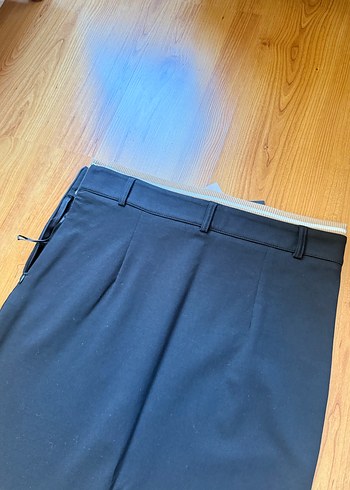 TWİST önden yırtmaçlı bel detaylı midi etek - Görsel 5