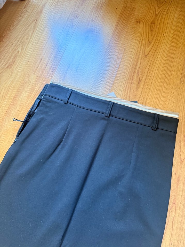 TWİST önden yırtmaçlı bel detaylı midi etek - Görsel 5