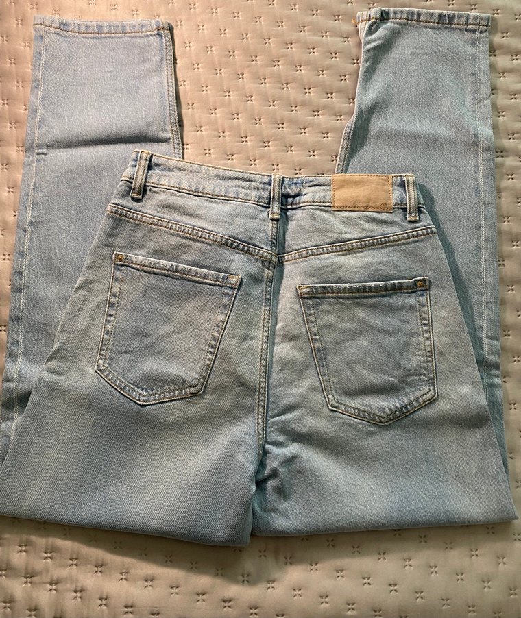 Zara Açık Mavi Rahat Kesim Denim Jean — görsel 2/6