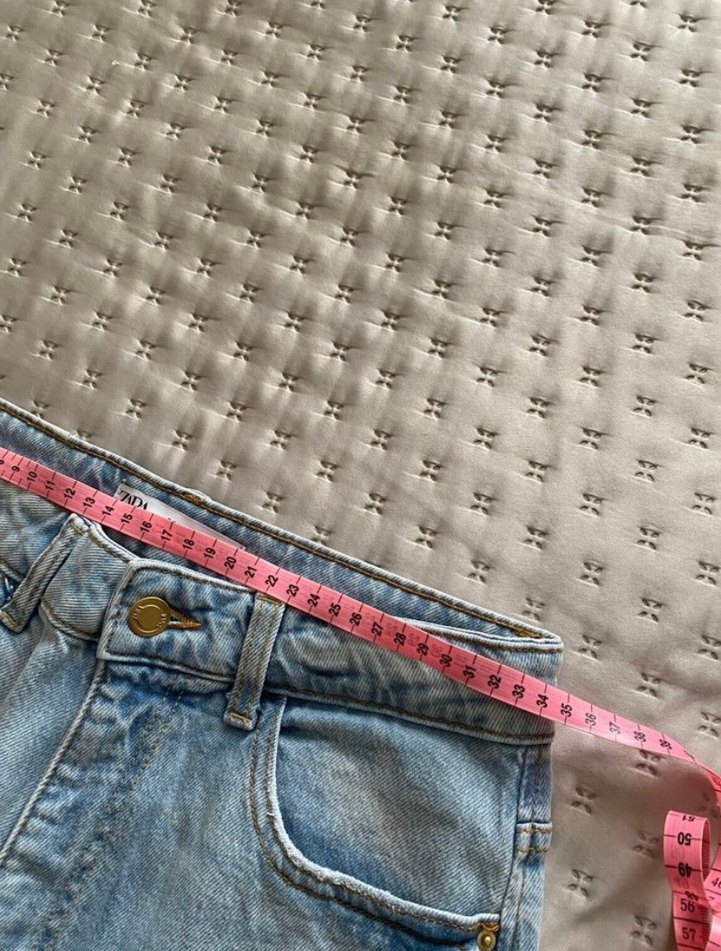 Zara Açık Mavi Rahat Kesim Denim Jean — görsel 4/6