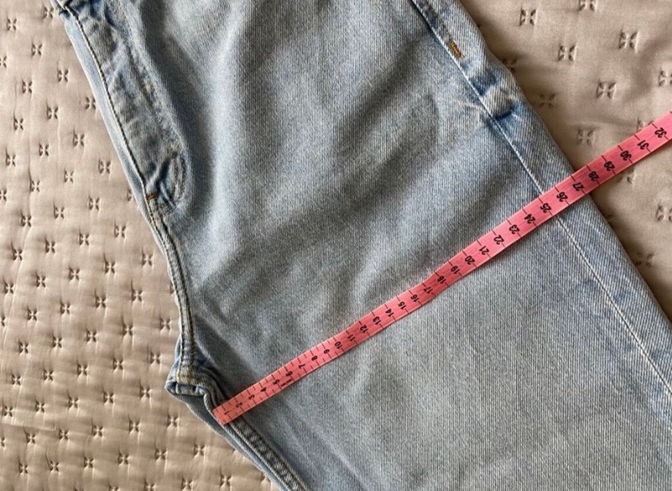 Zara Açık Mavi Rahat Kesim Denim Jean — görsel 3/6