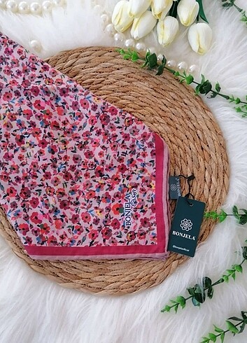 Beden çeşitli Renk Bonjela soft pamuk eşarp