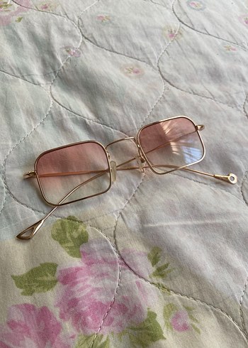 Bej Transparan Pastel Kadın Güneş Gözlüğü - Görsel 2