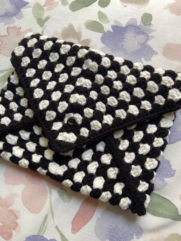 Örgü Tablet Çantası/ Çanta - Görsel 3