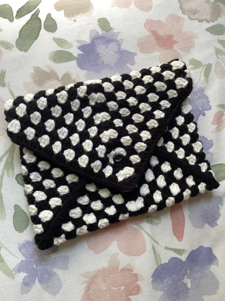 Örgü Tablet Çantası/ Çanta - Görsel 2