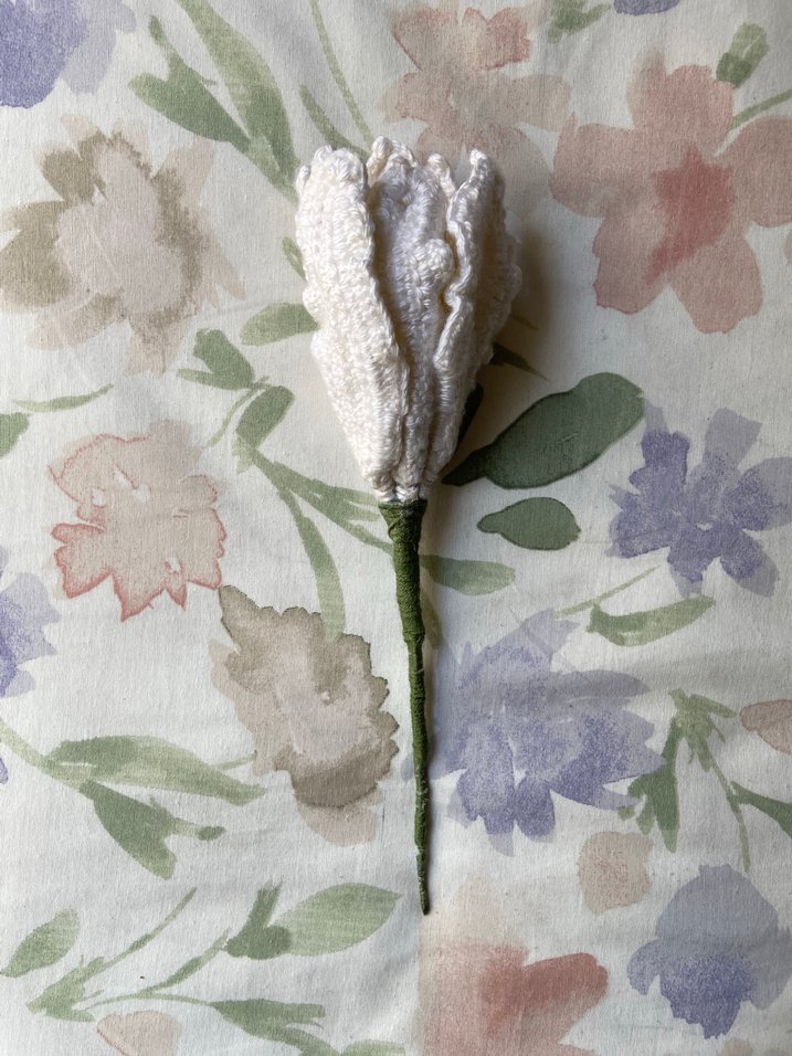 Örgü Zambak / Crochet Lilly - Görsel 4