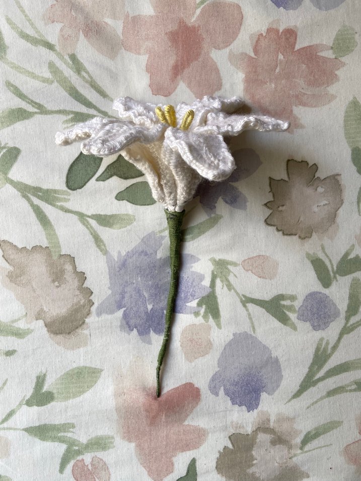 Örgü Zambak / Crochet Lilly - Görsel 2