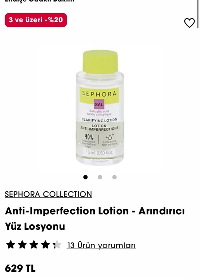 Sephora sivilce Kurutucu losyon - Görsel 5