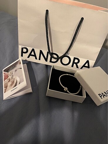 Beden gri Renk Orijinal pandora papatya bileklik