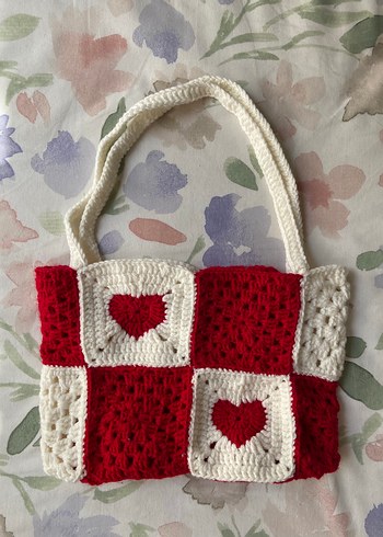 Kalpli Örgü Çanta - Görsel 3