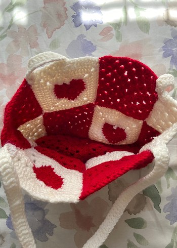 Kalpli Örgü Çanta - Görsel 5