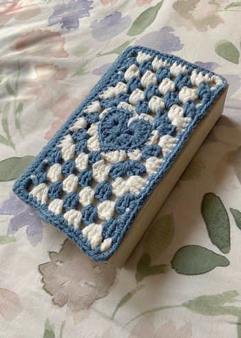 Örgü Kitap Kılıfı - Görsel 2