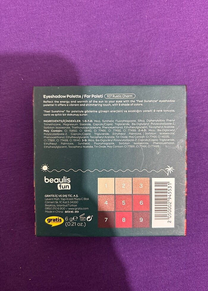 Far paleti - Görsel 3