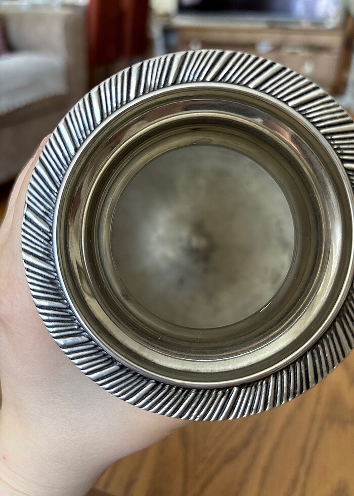 Alman gümüşü vazo - Görsel 2