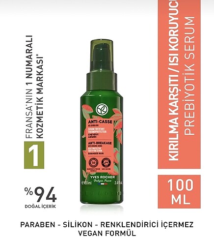 yves rocher ısı koruyucu prebiyotik serum