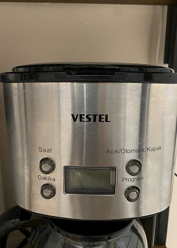 Vestel Sefa K3000 Inox Filtre Kahve Makinesi Gri - Görsel 4
