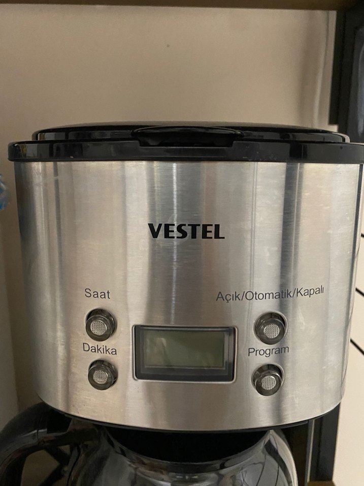 Vestel Sefa K3000 Inox Filtre Kahve Makinesi Gri - Görsel 4