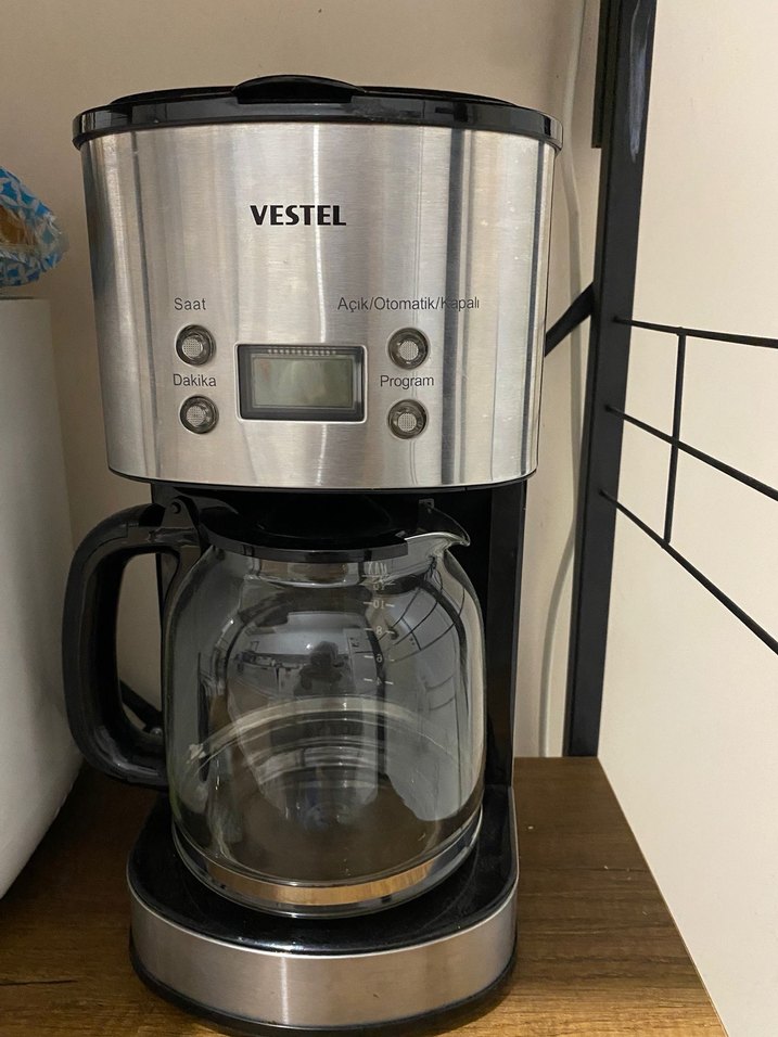 Vestel Sefa K3000 Inox Filtre Kahve Makinesi Gri - Görsel 3