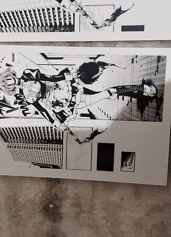  Beden High rise invasion anime manga fotoğraf fotokart resim 