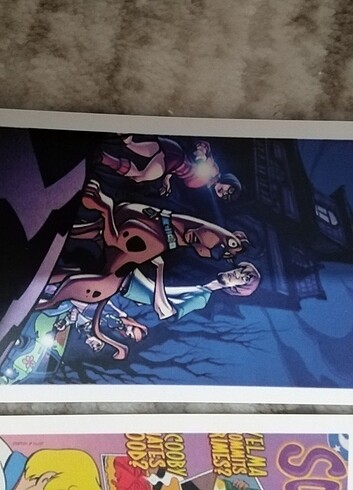 Beden Renk Scooby doo anime manga fotoğraf fotokart resim çizgifilm