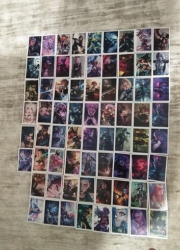 League of legends lol oyun kartları anime manga fotoğraf fotokar
