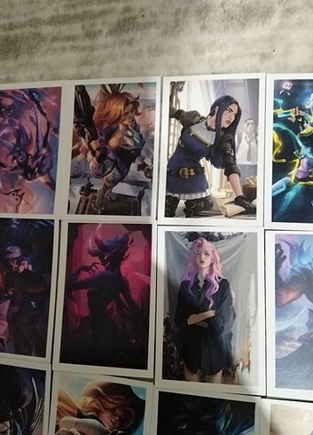  Beden League of legends lol oyun kartları anime manga fotoğraf fotokar