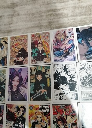  Beden Renk Demon slayer anime manga fotoğraf fotokart resim 