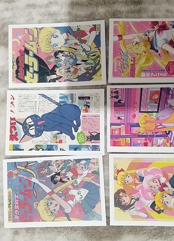 Sailor moon luna anime manga fotoğraf fotokart resim 