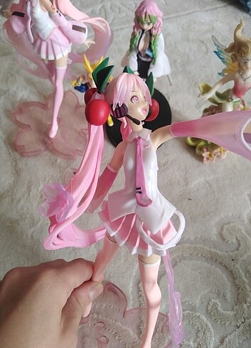  Beden Renk Hatsune sakura miku Japon anime manga figür oyuncak