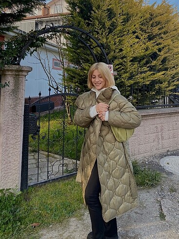 Uzun Yeşil Mango Mont
