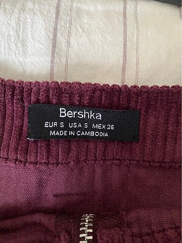 Bershka Kadife mini etek